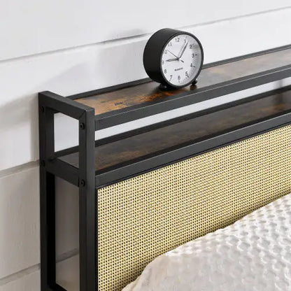 Iron Bed Frame, Metal Bed Frame, Wrought Iron Bed Frame, Iron Platform Bed Frame